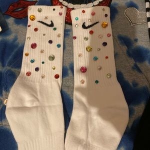 Custom Bling Nike Socks